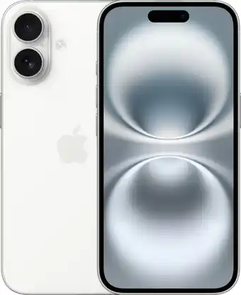 Coolblue Apple iPhone 16 128GB Wit aanbieding