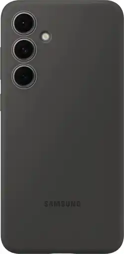 Coolblue Samsung Galaxy S24 FE Siliconen Back Cover Zwart aanbieding