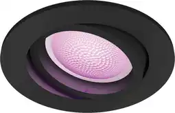 Coolblue Philips Hue Centura inbouwspot White and Color - rond - Zwart aanbieding