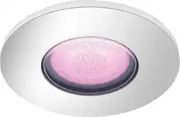 Coolblue Philips Hue Xamento badkamer inbouwspot White and Color - Chroom - Rond aanbieding
