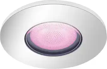 Coolblue Philips Hue Xamento badkamer inbouwspot White and Color - Chroom - Rond aanbieding