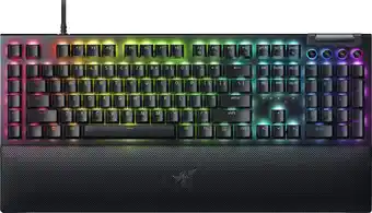 Coolblue Razer BlackWidow V4 Mechanisch Gaming Toetsenbord Green Switch Qwerty aanbieding