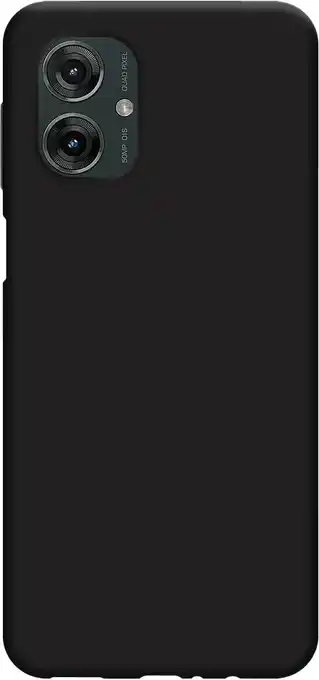 Coolblue Just in Case Soft Design Motorola Moto G75 Back Cover Zwart aanbieding