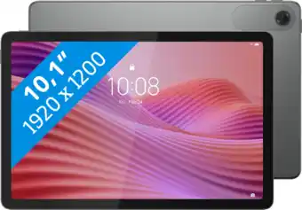 Coolblue Lenovo Tab 64GB Wifi + 4G Grijs met Transparante Back Cover aanbieding