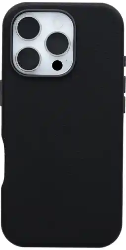 Coolblue Otterbox Symmetry Apple iPhone 16 Back Cover met MagSafe Magneet Leer Zwart aanbieding