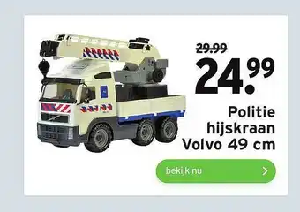 GAMMA Politie Hijskraan Volvo 49 Cm aanbieding