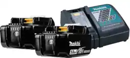 Coolblue Makita BL1850B LXT 18V 5,0 Ah Accu (2x) + Acculader 14,4/18V DC18RC aanbieding