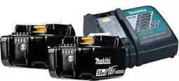 Coolblue Makita BL1850B LXT 18V 5,0 Ah Accu (2x) + Acculader 14,4/18V DC18RC aanbieding