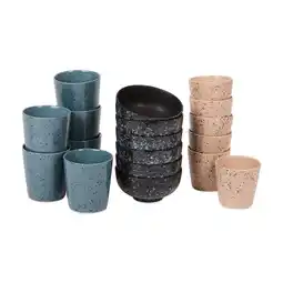 Action Beker- en kommenset Speckle aanbieding