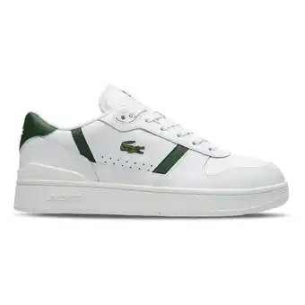 Foot Locker Lacoste T-clip Sneakers Heren - Wit - Maat 42 - Leer aanbieding