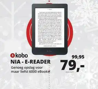 Paradigit R-Kobo Nia - E-Reader aanbieding