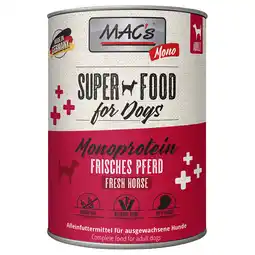 Zooplus 6x800g Mono Sensitive Paard Puur MAC's Hondenvoer aanbieding