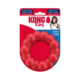 Zooplus KONG Ring Rood Gr. M/LØ 10,8 x H 3,18 cm aanbieding
