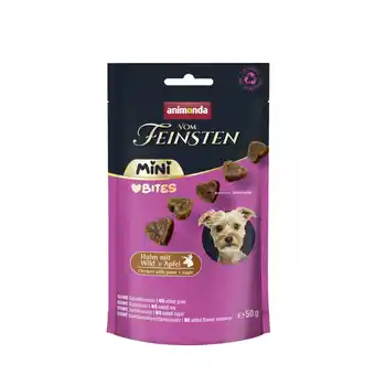 Zooplus animonda vom Feinsten Adult Mini Bites - 50 g kip met wild & appel aanbieding