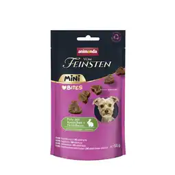 Zooplus animonda vom Feinsten Adult Mini Bites - 50 g kalkoen met konijn & bosbessen aanbieding