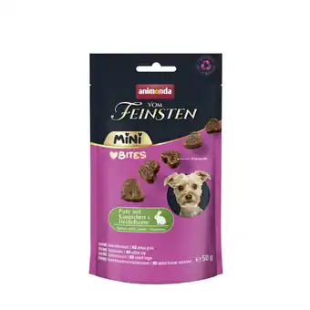 Zooplus animonda vom Feinsten Adult Mini Bites - 50 g kalkoen met konijn & bosbessen aanbieding