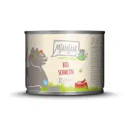 Zooplus 6x 200g MP MjAMjAM Naturally Delicious Organic Pork Wet Cat Food aanbieding