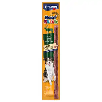 Zooplus 12g Vitakraft Rundvlees stick 12 g Wild hondensnacks aanbieding