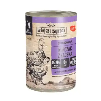 Zooplus Voordeelpak: 24x400g Wiejska Zagroda Cat Kip met eend natvoer voor katten aanbieding