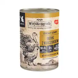 Zooplus Voordeelpak: 24x400g Wiejska Zagroda Cat Kitten kalkoen met kip natvoer voor katten aanbieding