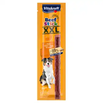 Zooplus 30g met kalkoen Vitakraft Rundvlees stick XXL hondensnacks aanbieding