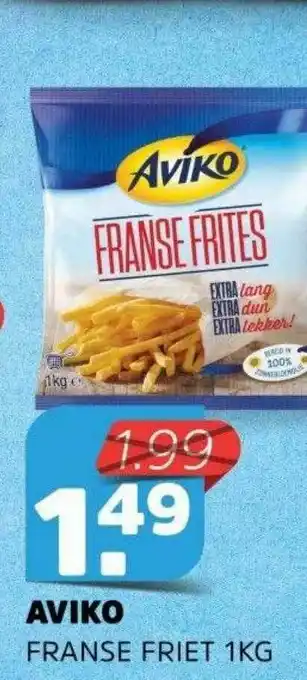 Sahan Supermarkten Aviko Franse Friet 1Kg aanbieding