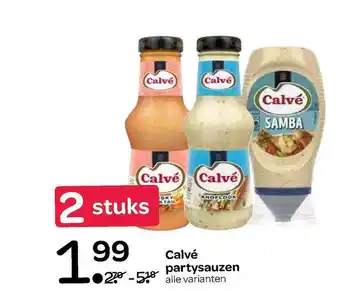 Spar Calvé Partysauzen aanbieding