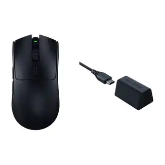 MediaMarkt Razer Hyperpolling Wireless Dongle Bundle + Deathadder V3 Pro Gamingmuis Zwart aanbieding