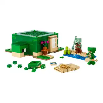 MediaMarkt Lego Minecraft 21254 Het Schildpadstrandhuis Bouwstenen aanbieding