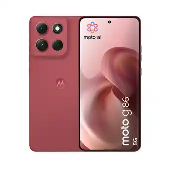 MediaMarkt MOTOROLA Moto G86 5G - Red - 512 GB Rood aanbieding