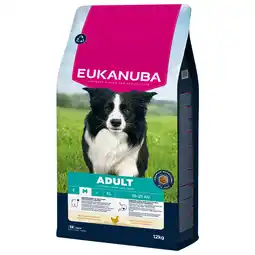 Pets Place Eukanuba Adult Medium Breed - Hondenbrokken - Kip 12 kg aanbieding