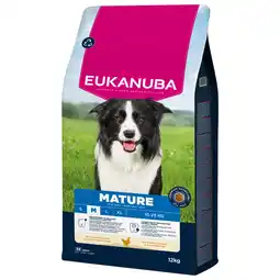 Pets Place Eukanuba Senior Medium Breed - Hondenbrokken - Kip 12 kg aanbieding