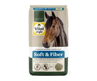 Welkoop VITALstyle Soft & Fiber Ruwvoermix - Paardenvoer - 15kg - Zak aanbieding
