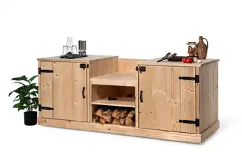 Welkoop Volente Danilo - Buitenkeuken - Licht bruin aanbieding