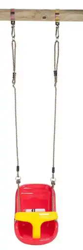 Welkoop Swing King Baby Luxe - Schommel - Rood/Geel aanbieding