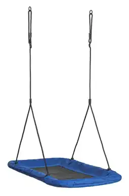 Welkoop Swing King Canvas Rechthoekig - Nest schommel - Blauw aanbieding