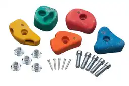 Welkoop Swing King - Klimsteenset - Meerkleurig - Klein 10 stuks aanbieding