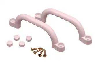Welkoop Swing King - Handgreepset - Pastel Roze - 2 stuks aanbieding