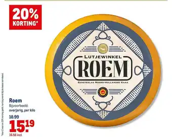 Makro Roem 20% Korting aanbieding