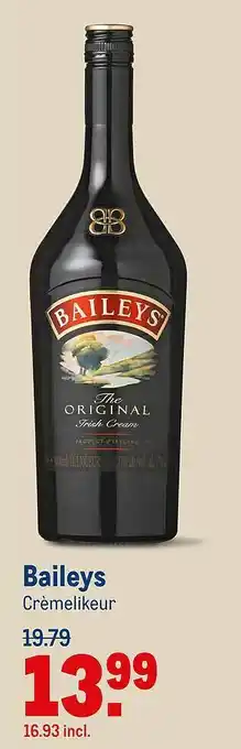 Makro Baileys Crèmelikeur aanbieding