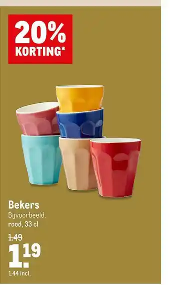 Makro Bekers 20% Korting aanbieding