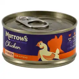 Pets Place Murrows Natvoer Kip In Bouillon - Kattenvoer - Kip 70 g aanbieding