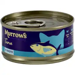 Pets Place Murrows Natvoer Tonijn In Bouillon - Kattenvoer - Tonijn 70 g aanbieding