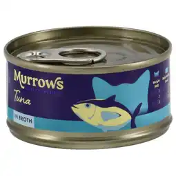 Pets Place Murrows Natvoer Tonijn In Bouillon - Kattenvoer - Tonijn 70 g aanbieding
