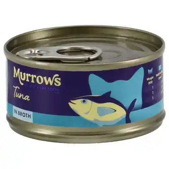 Pets Place Murrows Natvoer Tonijn In Bouillon - Kattenvoer - Tonijn 70 g aanbieding