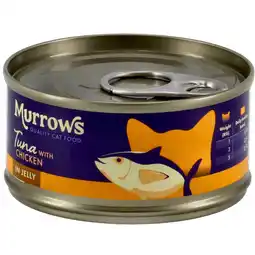 Pets Place Murrows Natvoer Tonijn Met Kip In Gelei - Kattenvoer - Tonijn Kip 70 g aanbieding