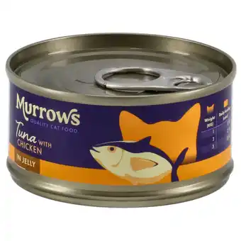 Pets Place Murrows Natvoer Tonijn Met Kip In Gelei - Kattenvoer - Tonijn Kip 70 g aanbieding