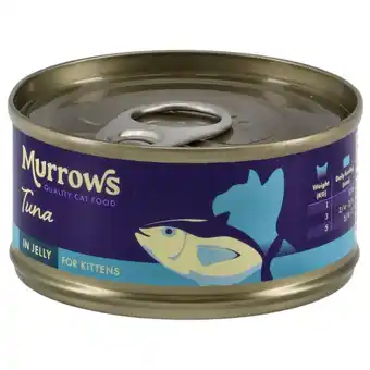 Pets Place Murrows Natvoer Tonijn In Gelei - Kattenvoer - Tonijn 70 g aanbieding