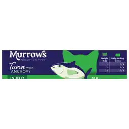 Pets Place Murrows Natvoer Tonijn Met Ansjovis In Gelei - Kattenvoer - Tonijn Ansjovis 70 g aanbieding