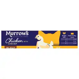 Pets Place Murrows Natvoer Kip Met Garnalen In Gelei - Kattenvoer - Kip Garnaal 70 g aanbieding